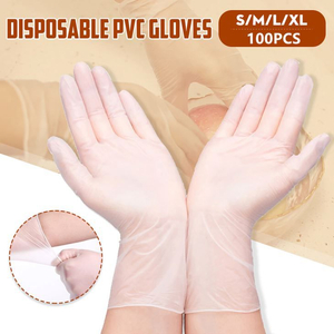 Transparent PVC Gloves Disposable Medical Protective